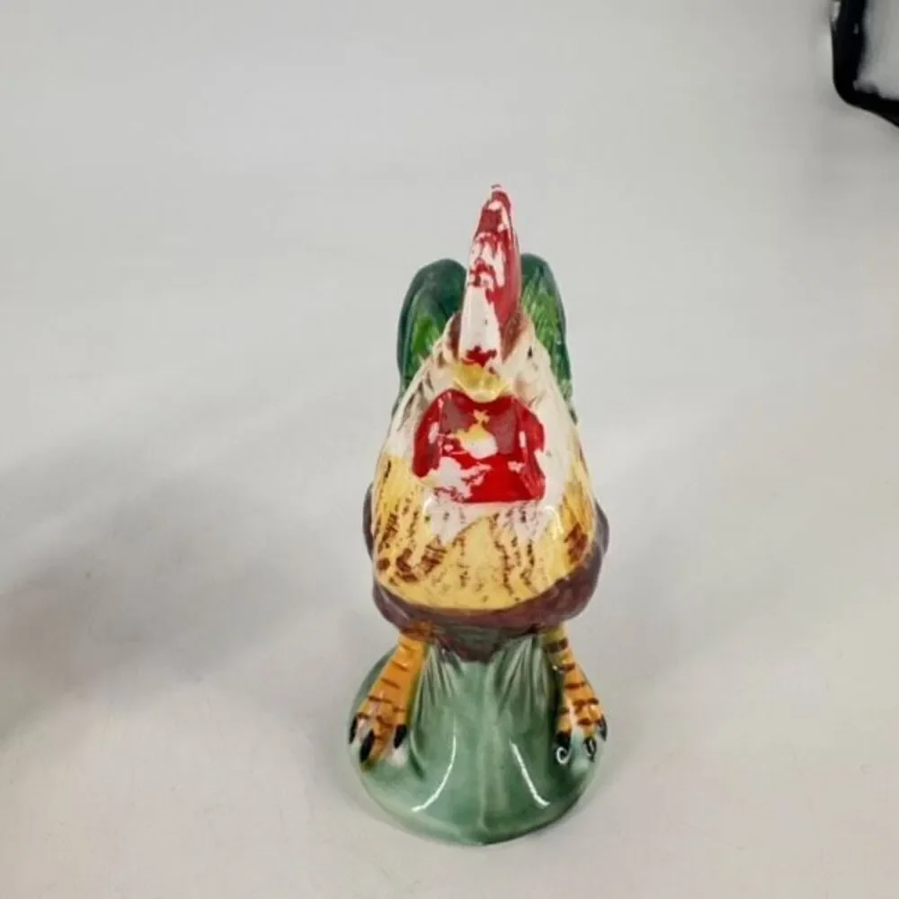 Vintage Rooster &‎ Hen Salt & Pepper Shakers plus bonus Made in Japan